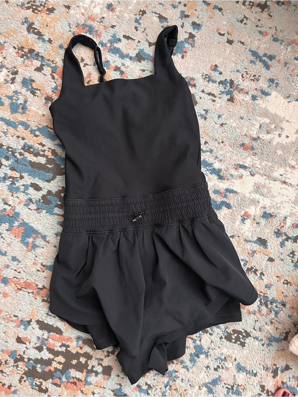 Abercrombie & Fitch Black Sleeveless Romper